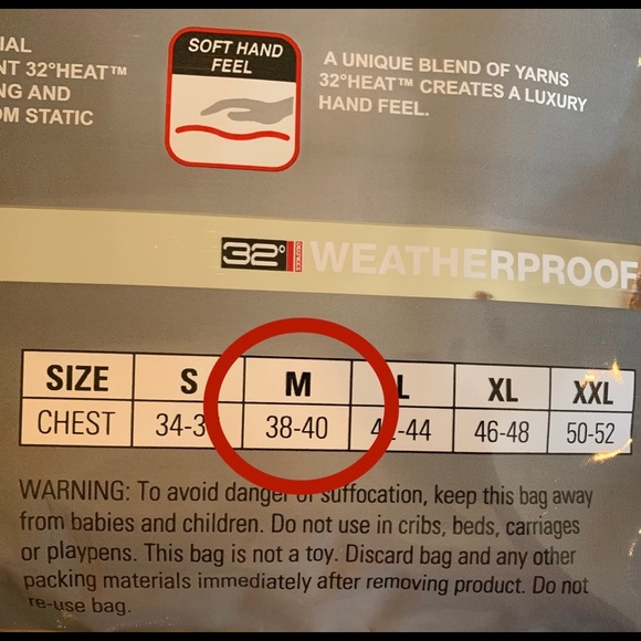 Mens 32 Degree Weatherproof Long Sleeve Crew Neck - Picture 2 of 3